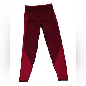 NWOT Victoria Secret Red Seamless Leggings size SP